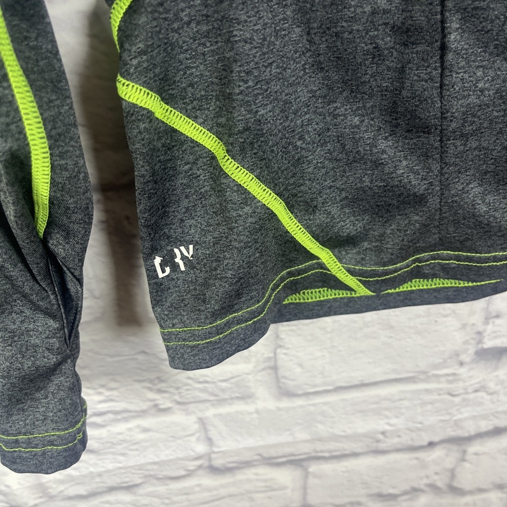 Gymshark Women's 1/4 Zip Athleisure Sporty Pullover With Neon Contrast Stitch - Picture 9 of 13